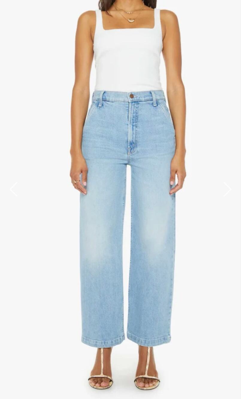 NWT Mother Denim The Stud Finder Flood Size 28